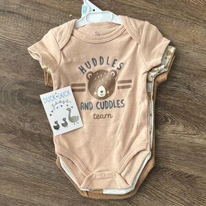 Duck Duck Goose Peach Bodysuit - Huddles and Cuddles Team